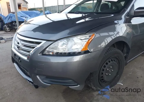 2015 Nissan Sentra S из США, поврежденный, VIN 3N1AB7AP9FY237560